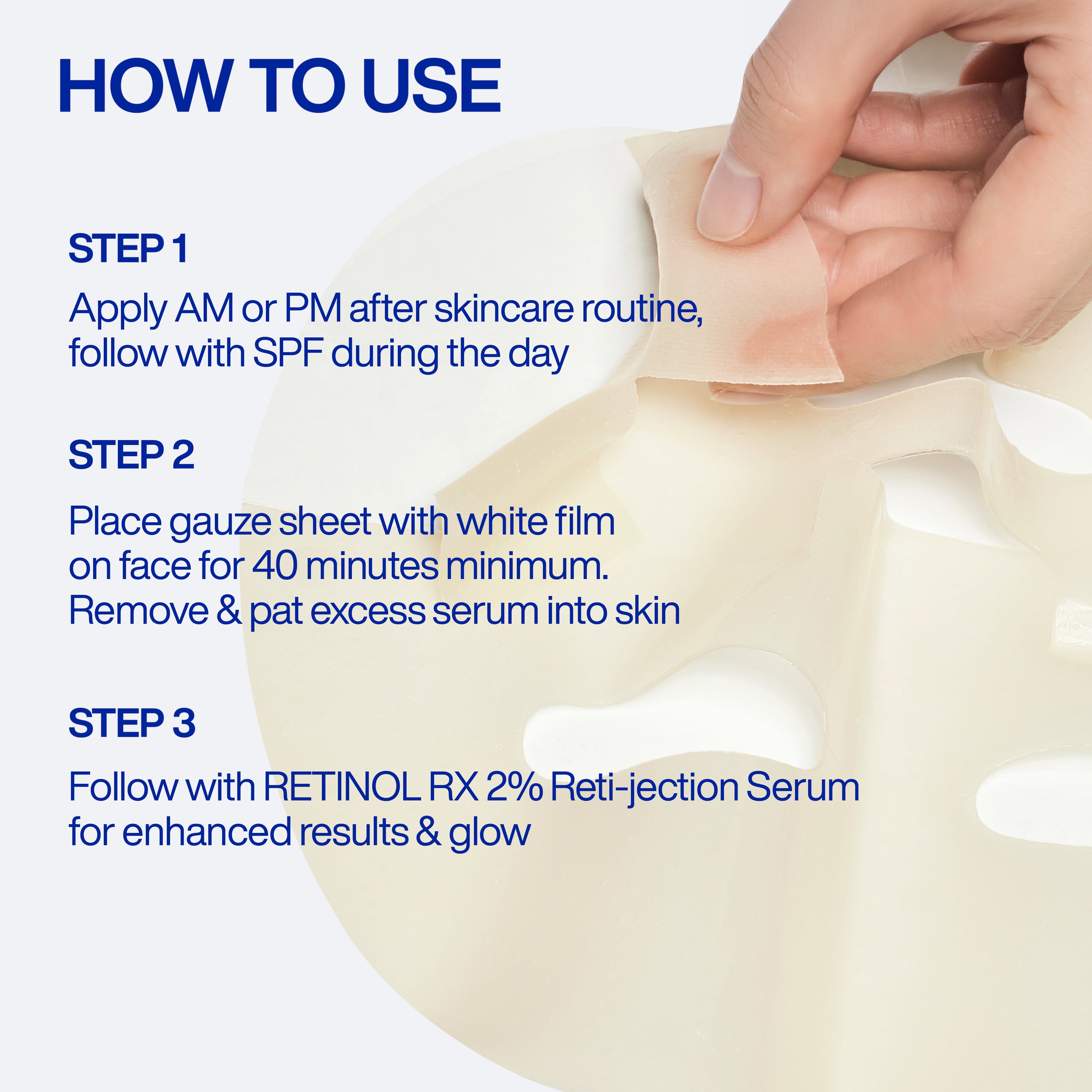 EXPERT RETINOL SERUM HYDROGEL MASK